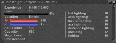 Signature for player Idle Knight