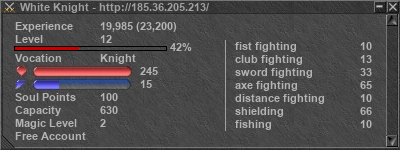 Signature for player White Knight
